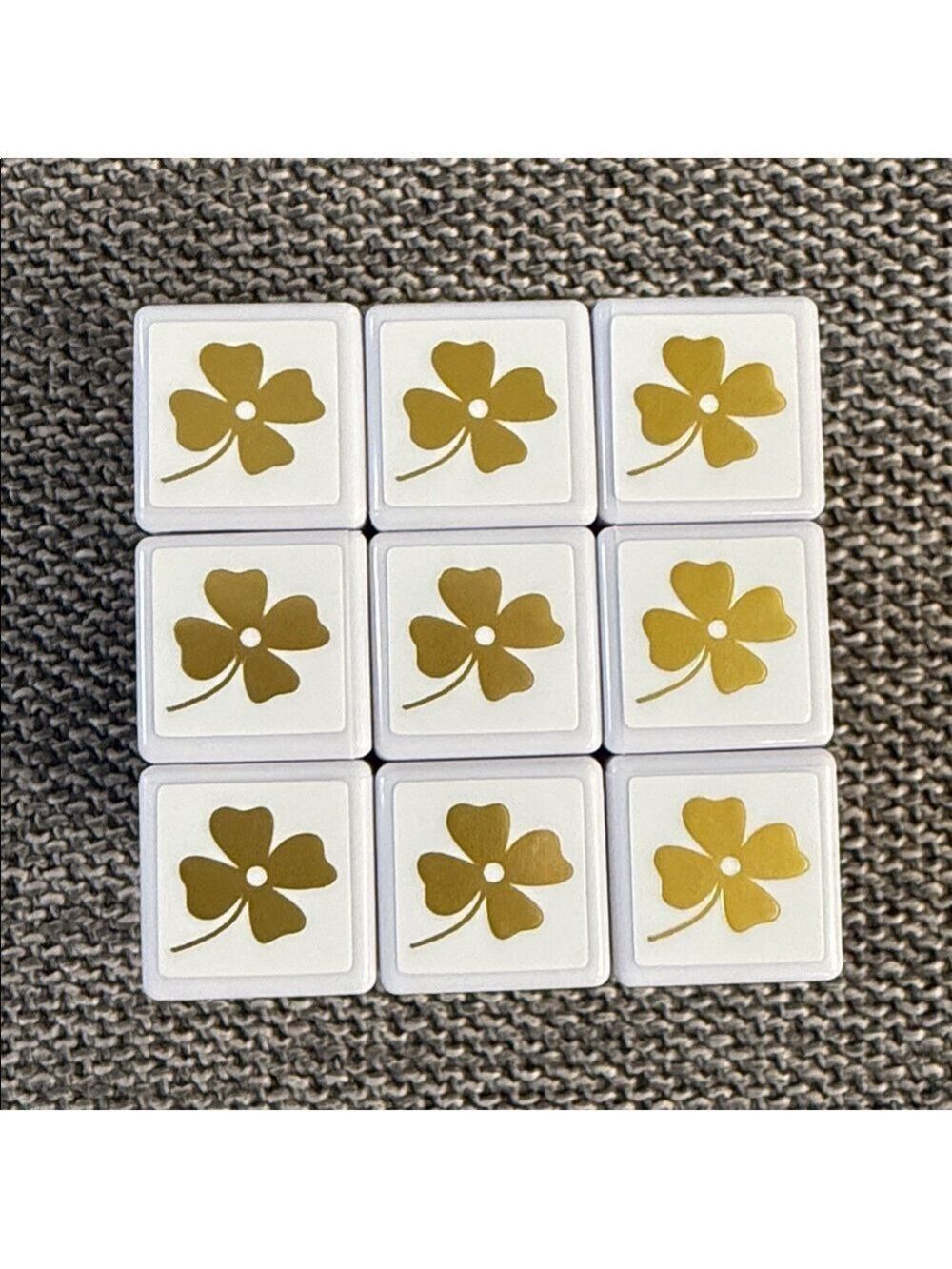 Dior White Rubik’s Cube Puzzle Plastic Gold Motifs New Authentic - Picture 13 of 17